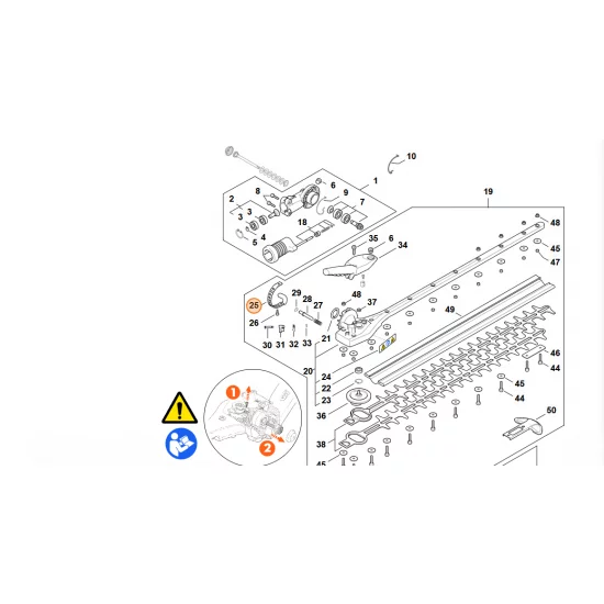 STIHL  Listwa ryglująca 4243 642 4601